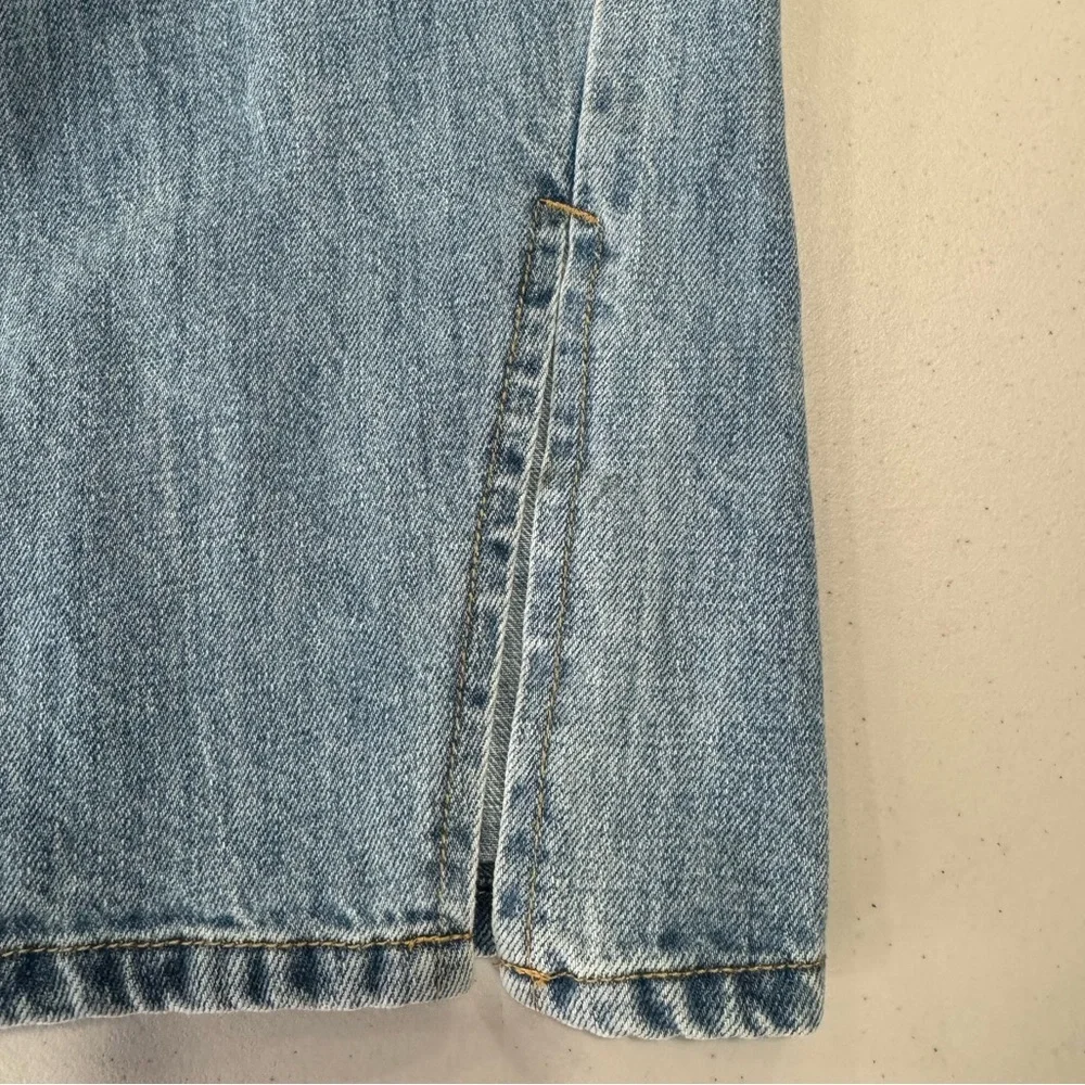 Ann Andelman Women Lizard‎ Patch Denim Jeans Size 24